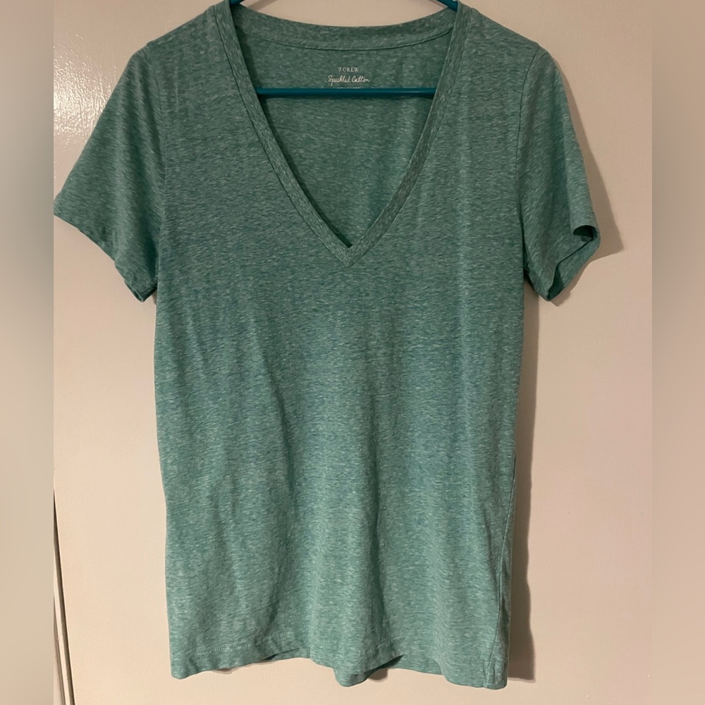 J. Crew Short Sleeve V Neck Tee